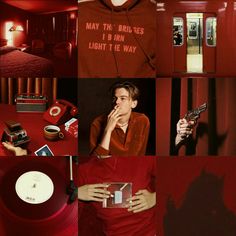 Red Aesthetics, Red Retro, Retro Wall, Red Aesthetic, Leonardo Dicaprio, Aesthetic Outfits, Outfits Aesthetic, Collage