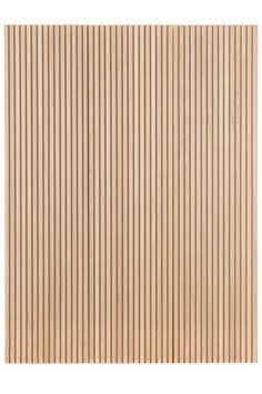 a wooden panel with vertical lines on it