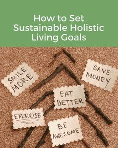 When you make a New Year's Resolution, it's easy to fail. Here is my guide for how to create mindful, healthy goals that are sustainable for holistic living. | Holistic Wellness Goals And Dreams, Healthy Goals, New Year's Resolution