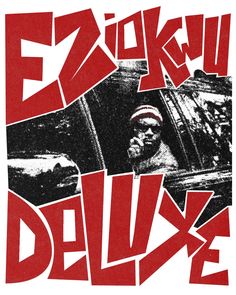 an image of a poster with the words ezoki deluxe on it