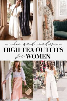 High Tea Outfits For Women Summer, Tea Time Outfits For Women, Tea Party Outfits For Women Casual, High Tea Outfits For Women Winter, Plus Size Tea Party Outfit, Tea Party Outfit Winter, Tea Party Attire For Women