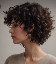 Short Very Curly Haircuts, Short Hair Curls Hairstyles, Short Curly Hair 2c, Short 2c Curly Hair Bob Haircuts, French Bob Curly Hair 3b, Curly Pixie Cuts Naturally, Layered Curly Bob, Short Curly Hair Fat Face Girl, Bixie Haircut Girl Curly