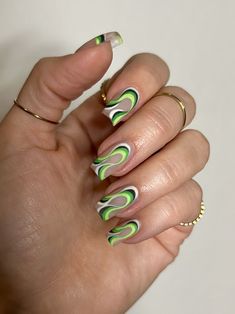 Shop our Influencers' top picks on Amazon Judy Nails, Floral Nail Art Designs, Lv Nails, 4th Nails, Gel Nail Tutorial, Nail Art Designs For Beginners, Swirl Nail Art, Yellow Nail, Apartment Walls