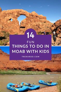 Over 15 Fun Things to Do in Moab with Kids Things To Do In Utah Summer, Moab With Kids, Moab Utah Things To Do, Us Family Vacations, Family Friendly Vacation Destinations, Utah Summer, Utah Camping, Southwest Travel, Mountain Bike Tour