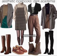 Dark Academia Aesthetic Fashion, Academia Aesthetic Outfit, Dark Academia Fashion Pants, Dark Academia Outfit, Francoise Hardy, Academia Style