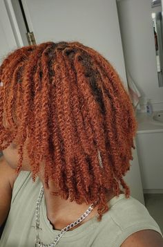 Loc Aesthetic, Ginger Brown Hair, Tinted Hair, Best Braid Styles, Natural Updo, Cornrows Braids For Black Women, Micro Twists, Color For Black Hair