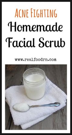 Homemade Facial Scrub, Face Remedies, Homemade Facial, Homemade Scrub, Coconut Oil Uses, Facial Treatments, Homemade Facials, Acne Treatments, Acne Scar Removal