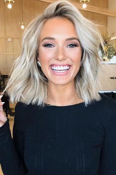 These Hair Trends Are Going to be Huge in 2020 - Southern Living Blonde Hair Cuts Medium, New Hair Trends, Blonde Haircuts, Brown Blonde Hair, Short Blonde, Short Blonde Hair, Shoulder Length Hair, Blonde Hair Color, Fine Hair