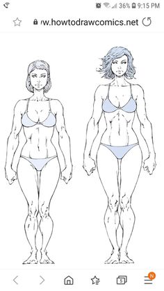 a woman's body is shown in this drawing