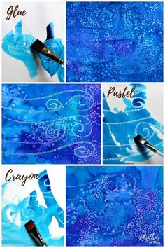 step by step instructions on how to use acrylic paint for art and crafts