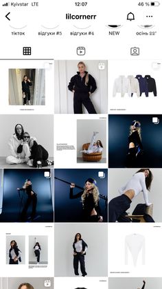 Clothing Brand Instagram Layout, Ig Layout, Masculine Clothing, Instagram Design Layout, Neat Casual Outfits, Clean Fashion, Black And White Theme