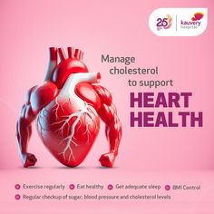 Keeping your heart healthy & happy starts with managing your cholesterol levels!  Make your heart health a top priority and keep those cholesterol levels in check. Your heart will thank you! Dental Social Media, Health Posters, Heart Hospital, Geeta Quotes, Brochure Design Layout, Health Poster, Health Post, Style Tutorial