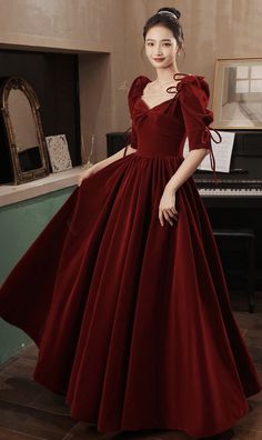 long sleeve party dress, velvet Burgundy dress ,cute evening dressMaterial:velvetColor:as picture or custom colorNeckline:off shoulderBack details:bandageDress type:A-lineStyle:charming&ltp&gtFeatures:bowknot&lt/p&gt&ltbr/&gt&ltp&gtThis dress could be custom made, there are no extra cost to do custom size and color.&lt/p&gt&ltbr/&gt&ltp&gt1, If the color is customized, please note the color & card number.&lt/p&gt&ltbr/&gt&ltp&gt2,You can choose standard size or custom size . If dress is custom m Winter Velvet Cocktail Dresses, Winter Cocktail Velvet Dresses, Fitted Velvet Dress For Prom Season, Velvet Dress For Prom Season And Banquets, Velvet Dress For Prom Season Banquet, Fitted Velvet Dress For Prom, Fitted Long Sleeve Velvet Dress For Banquet, Velvet Dress For Banquet And Prom Season, Velvet Dress For Banquet During Prom Season