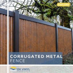 Corrugated Metal Fence Ideas Metal Roof Fence Ideas, Galvanized Tin Fence Ideas, Wood And Metal Privacy Fence, Yakisugi Fence, Corrugated Metal Fence Panels, Fence Corrugated Metal, Metal Privacy Fence Ideas, Metal Panel Fence