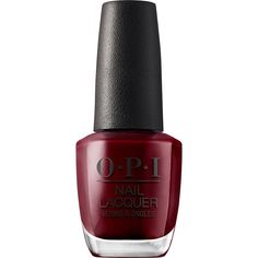 OPI is the most preferred brand in the nail industry! They offer a variety of beautiful colors that are formulated for a long lasting and flawless finish. Used alone, the lacquer can give beautiful results but used alongside an OPI base coat and an OPI top coat can deliver the perfect at-home manicure or pedicure. When using these additions, your nails can result in a longer lasting manicure or pedicure of highly pigmented 7 day wear. Featuring a game changing, fast drying formula for a smoother Opi Red, Nail Base Coat, Opi Colors, Opi Polish, Opi Nail Colors, Fun Nail Colors, Colors For Dark Skin, Red Nail Polish, Classic Nails