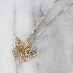 Crystal Butterfly, Gold Butterfly Necklace, Glass Butterfly, Tiffany Jewelry, Butterfly Clipart, Golden Butterfly, Butterfly Necklace Gold