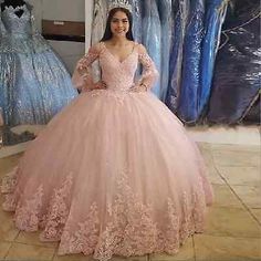 ad eBay - Pink Quinceanera Dresses Ball Gown Applique Pageant Prom Party Dress Sweet 16 - Buy Now, click the link (eBay) Pink Quinceanera Dresses, Cheap Quinceanera Dresses, Pink Quinceanera, Sweet 16 Dress, Quinceanera Dresses Pink, Bride Party, Elegant Bridesmaid Dresses, 16 Dress, Beaded Tulle