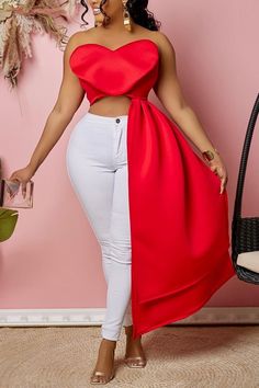 Baddie Fashion, Winter Bottoms, Party Crop Tops, Skirt Y2k, Floral Bodycon, Split Maxi Dress, Irregular Hem, Strapless Tops, Asymmetrical Tops