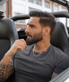 Men Short Hair Fade, New Beard Style, Men Fade Haircut Short, Professional Beard