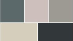 several different shades of gray and white with the same color scheme in each one corner