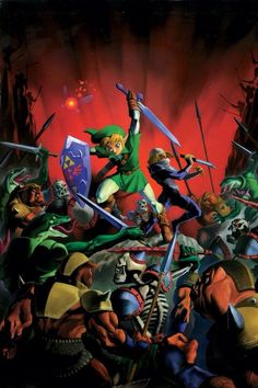 (100+) Likes | Tumblr Ocarina Of Time Official Art, Link Twilight Princess, Oot Link, Time Cover, Zelda Ocarina Of Time, Video Game Posters, Time Games, Wallpaper Dekstop