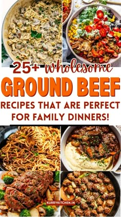 the 25 best ground beef recipes that are perfect for family dinners