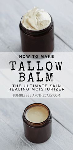 Make Tallow, Tallow Recipe, Tallow Balm, Balm Recipe, Magnesium Lotion, Diy Lotion, Baking Soda Shampoo, Skin Remedies, Skin Repair