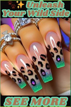 Check out our Animal Print Nails collection at www.hauserinfo.com and find your perfect design. Click now for more inspiration!,nailart,nails,naildesigns,nailinspo,manicure,beauty,fashion,style,gelnails ,acrylic nails,nail art designs,geometricnails,floralnails,frenchmanicure,ombrénails ,marblenails,summernails,winternails,holidaynails,weddingnails,valentinesnails ,rednails,pinknails,bluenails,nudenails,blacknails,springnails Leopard Nail Designs, Cheetah Nail Designs, Nails Collection, Animal Print Nails Art, Cheetah Nails, Hard Nails, Leopard Print Nails, Print Nails, Leopard Nails