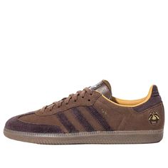 adidas Samba OG Tal 'Preloved Brown Shadow Brown' IG8906 Brown Samba, Brown Adidas, Samba Shoes, Fall Sneakers, Thrift Inspo, Adidas Samba Og, Festival Inspiration, Limited Edition Sneakers, Brown Sneakers