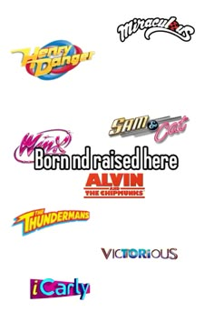 the logos for various brands are shown in this graphic style, with different font and colors