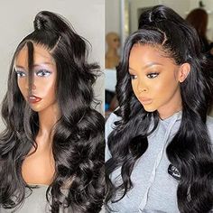 30+ Different Trending Wig hairstyles That Turn Heads 2023 Frontal Wig Body Wave, Brazilian Virgin Hair Body Wave, Full Lace Front Wigs, Sew In Hairstyles, 100 Human Hair Wigs, Style Basics, Hair Replacement, Body Wave Wig, Body Wave Hair