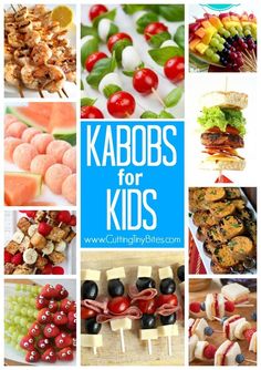 kabobs for kids are so much fun and easy to make they're ready to eat