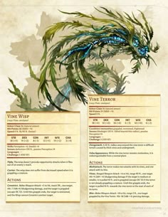 an image of a blue dragon on top of a page with information about its colors