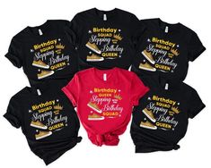 Matching Birthday Shirt,Birthday Squad Tee,Birthday Queen Tshirt, Birthday Team Gift,Stepping Shirt,Group Party Shirs for Girls,Women Shirt 🎁 Enjoy your shopping ! Need custom made shirts? Don't hesitate to message us! Thanks for your support! CustomShirtsZone_ Family ✨There are all sizes in the dropdown menu. These designs are for both kids and adults. Please make sure you purchased the correct size. ----- How To Order ----- 1-) Please, check and review all the photos. 2-) Choose your t-shirt Bday Surprise, Matching Birthday Shirts, Birthday Squad Shirts, Group Party, Family Birthday Shirts, Queen Tshirt, Custom Made Shirts, Birthday Queen, Queen Shirts