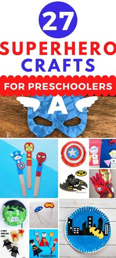 superhero crafts for preschoolers to make