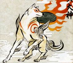 Japanese Wolf, Japanese Mythology, To Do Today, Real Tattoo, Wolf Art, Ethereal Art, Video Game Art, Fantasy Creatures, Drawing Inspiration