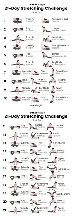 an info sheet showing how to do the most exercises for women in their 30 - day routine