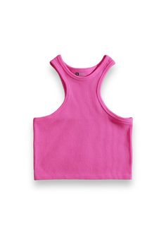 Crop Tank Tops Blue Stretch Crop Tank Top, Fitted Purple Cropped Tank Top, Blue Ribbed Cropped Tank Top, Compressive Seamless Pink Tank Top, Pink Compressive Tank Top, Women Crop, Crop Tank, Cropped Tank Top, Neon Green