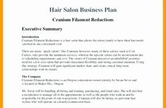 a sample hair salon business plan