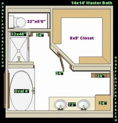 a bathroom floor plan with measurements for the toilet and bidet