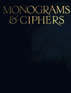 the cover of monograms and clippers