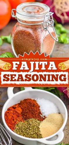 Fajita Seasoning Recipe, condiments, main dishes, dinner Homemade Fajitas, Fajita Seasoning Recipe, Fajita Mix, Fajita Seasoning Mix, Frugal Girls, Spice Mix Recipes, Seasoning Recipe, Rub Recipes