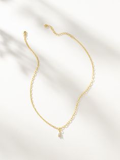 The only tears we want sparkle and dangle from a chain — cue our Teardrop Pendant Necklace. This gold necklace features a mini link chain and a cubic zirconia gem pendant, making it the perfect necklace to wear on its own or stack with your favorites. For a full look, pair this pendant and chain necklace with our Ready to Mingle 2.0 Necklace, Center Of Attention Chain Necklace, and Gothic Initial Pendant Necklace. | Gold Teardrop Gem Pendant and Chain Necklace | Women's Jewelry by Uncommon James Uncommon James, Gem Pendant, Pendant Making, Initial Pendant Necklace, Teardrop Pendant, Initial Pendant, Jewelry Cleaner, Gold Pendant Necklace, Cleaning Jewelry