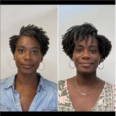 Fem Haircuts, 4c Tapered Haircut, Natural Haircuts For Black Women, Natural Haircuts, Hair Shape, Finger Waves Short Hair