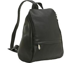 This leather backpack is a convenient way to carry your important belongings. The sleek silhouette is joined by adjustable shoulder straps for your convenience. From Le Donne. Everyday Leather Bag, Mini Leather Backpack, Chic Purses, Mini Backpack Purse, Chic Bags, Backpacking Packing, Mini Backpack, Backpack Purse, Online Bags