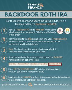 the backdoor roht ira screen with instructions for how to use it and what to do