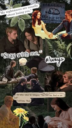 the twilight saga collage with pictures and words