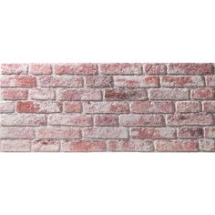 a brick wall is shown with white background