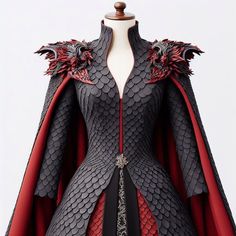 Daella Targaryen, Targaryen Dresses, Targaryen Dress, Westeros Fashion, Baela Targaryen, Dragon Dress, Game Of Thrones Outfits, Comic Painting