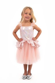 PRICES MAY VARY. The sheer fabric and glimmering bodice together make this dress a delightful combination of softness and magic, turning any child into a little princess. The flutter sleeves are a delightful design that adds a touch of playful elegance. Soft pastel hues of multiple soft sheer layers that are luxuriously soft. The iridescence of the bodice fabric display ever-changing colors that shift gracefully and stretch to fit different body types. (Accessories sold separately). Machine wash Gold Tutu Dress, Gold Tutu, Queen Dresses, A Little Princess, Up Costume, Princess Dress Up, Fabric Display, Up Costumes, Dress Up Costumes